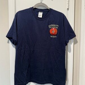 Navy Blue Baltimore City Fire Service T-Shirt